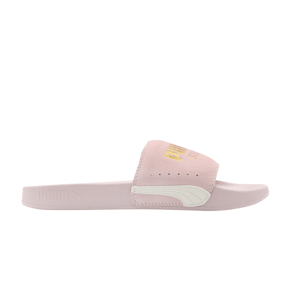 Pre-owned Puma Wmns Leadcat Ftr Suede Slide 'classic Pink Gold'