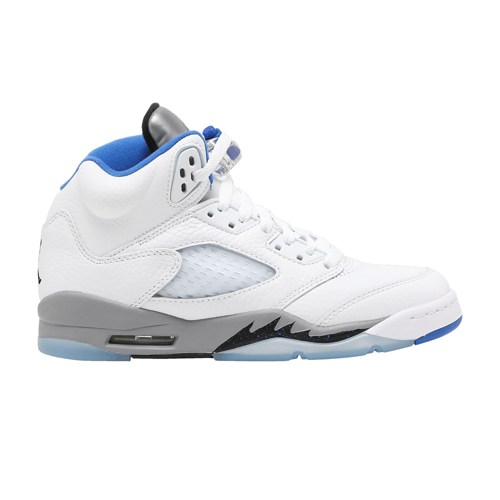 Pre-owned Air Jordan 5 Retro Gs 'stealth 2.0' In White