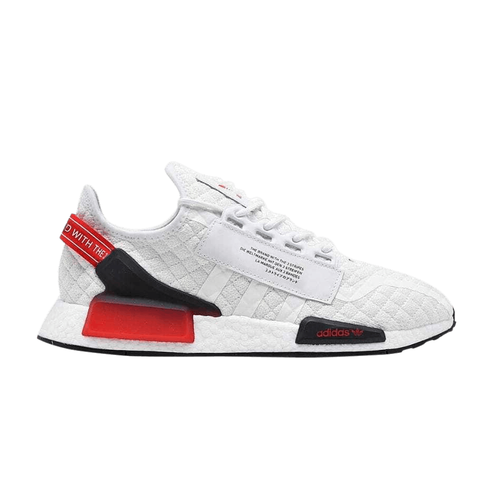 adidas NMD_R1 V2 'Quilted - White Solar Red' - FZ4636