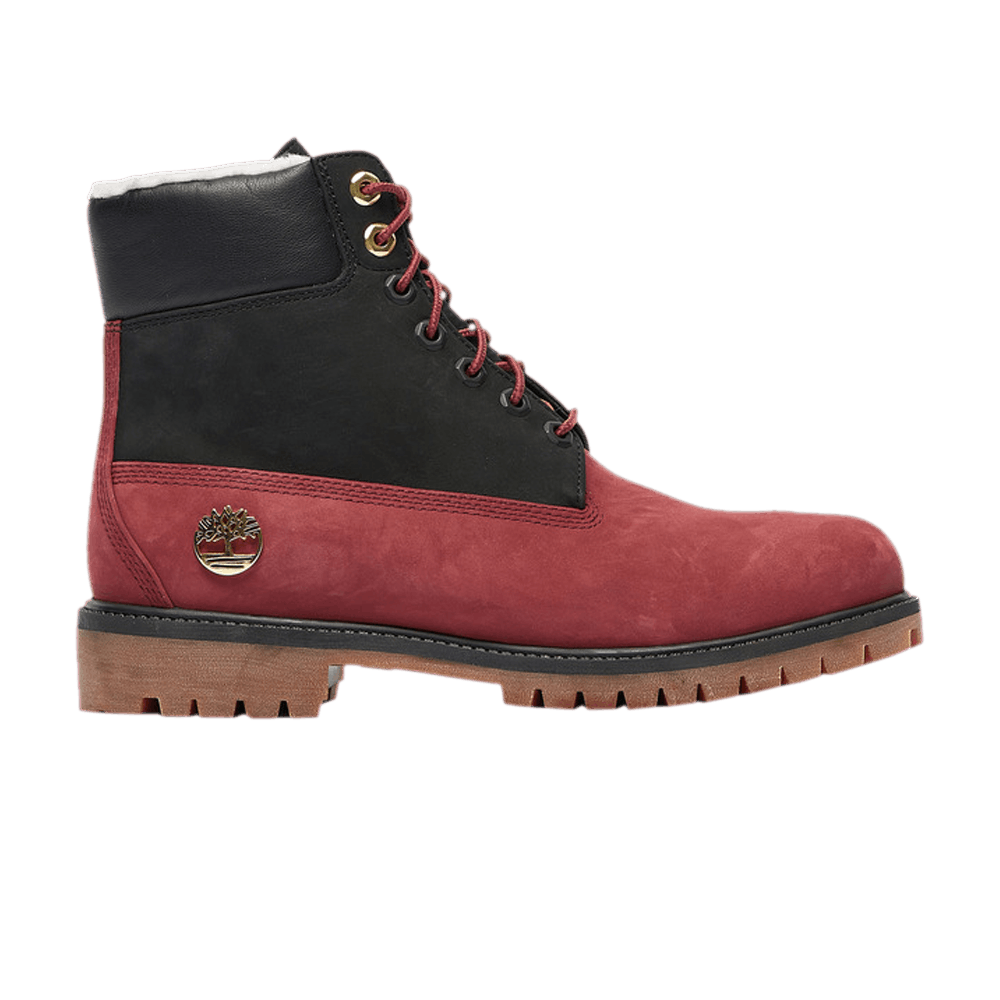 Timberland 6 Inch Premium Waterproof Warm-Lined Boot 'Dark Red'
