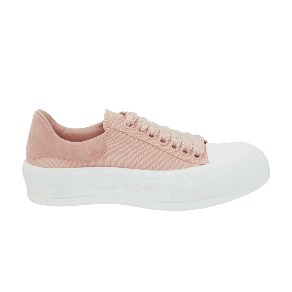 Alexander McQueen Wmns Deck Lace-Up Plimsoll 'Magnolia'