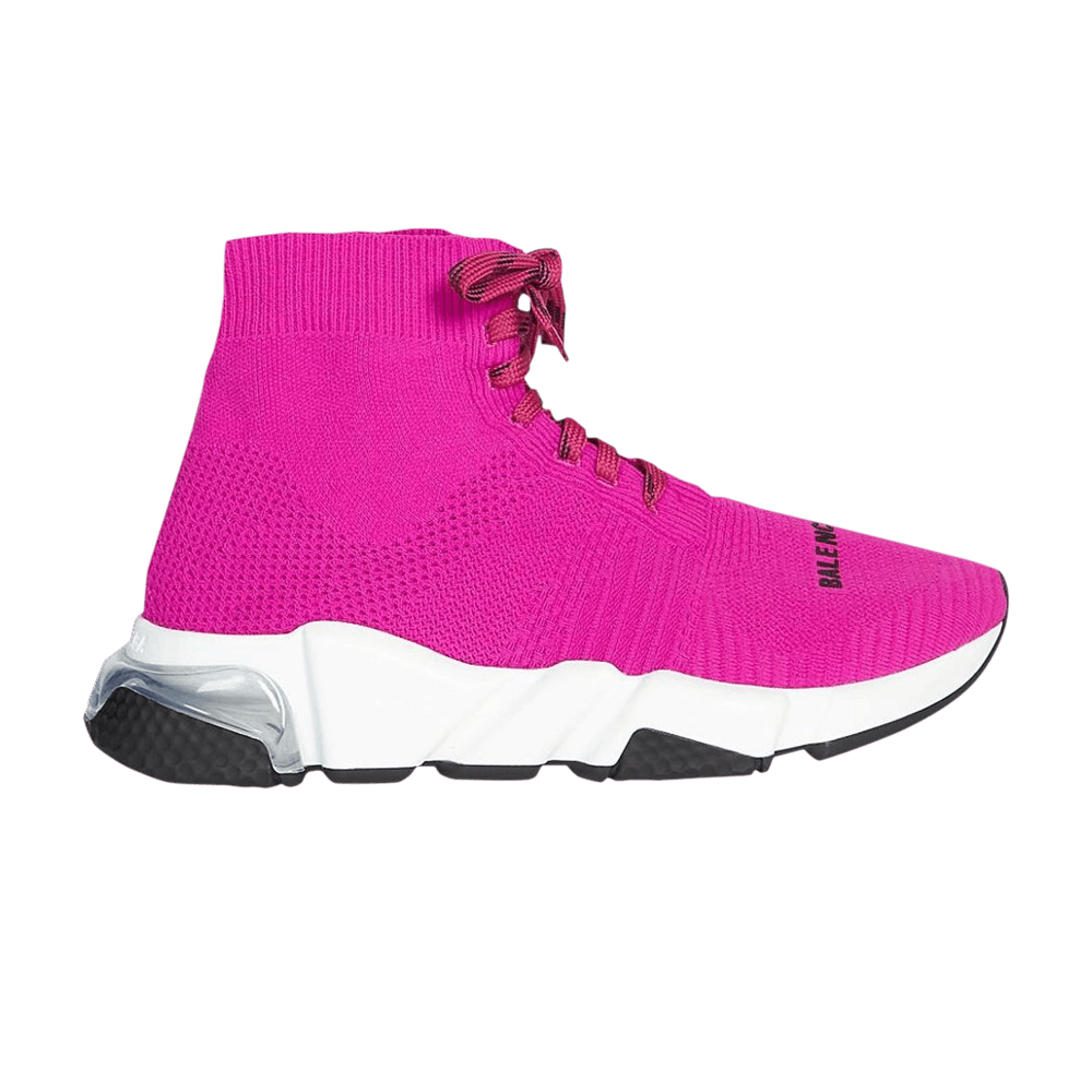 Balenciaga Wmns Speed Lace Up Sneaker 'Magenta'