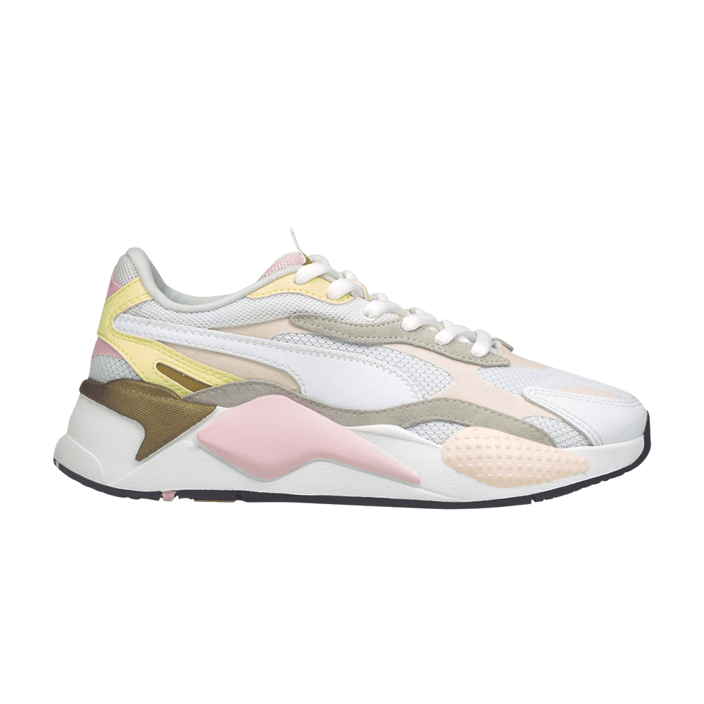 Pre-owned Puma Rs-x3 V2 'puzzle' In Pink
