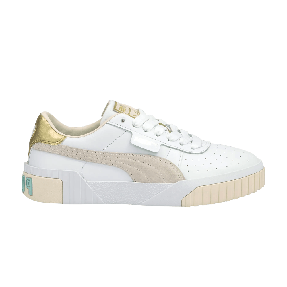 Pre-owned Puma Wmns Cali Soft Glow 'white Eggnog'