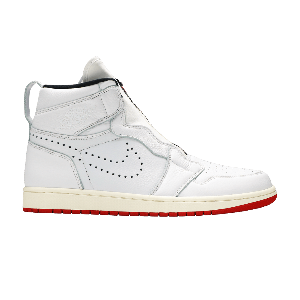 Air Jordan 1 Retro High Zip 'White University Red'