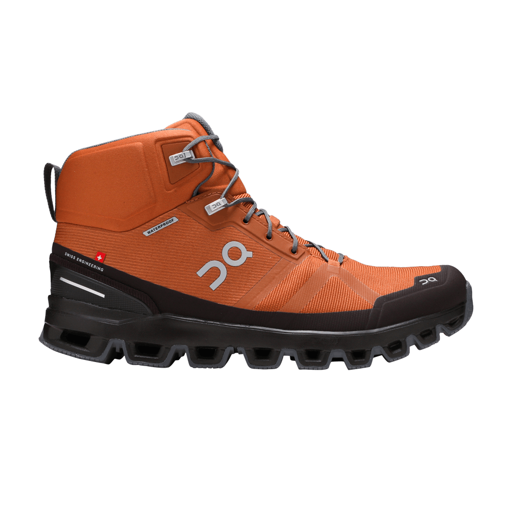 Pre-owned On Cloudrock Waterproof 'pecan' In Brown