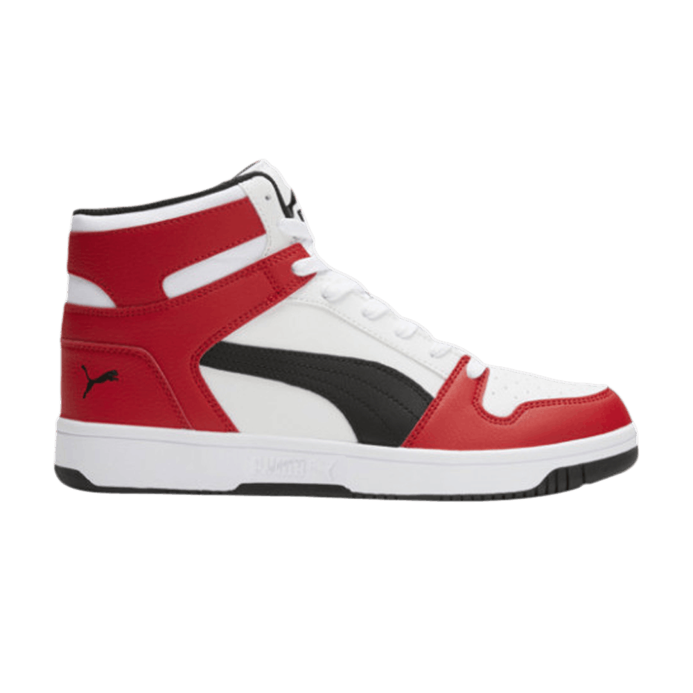 Pre-owned Puma Rebound Layup Sl 'white High Risk Red'