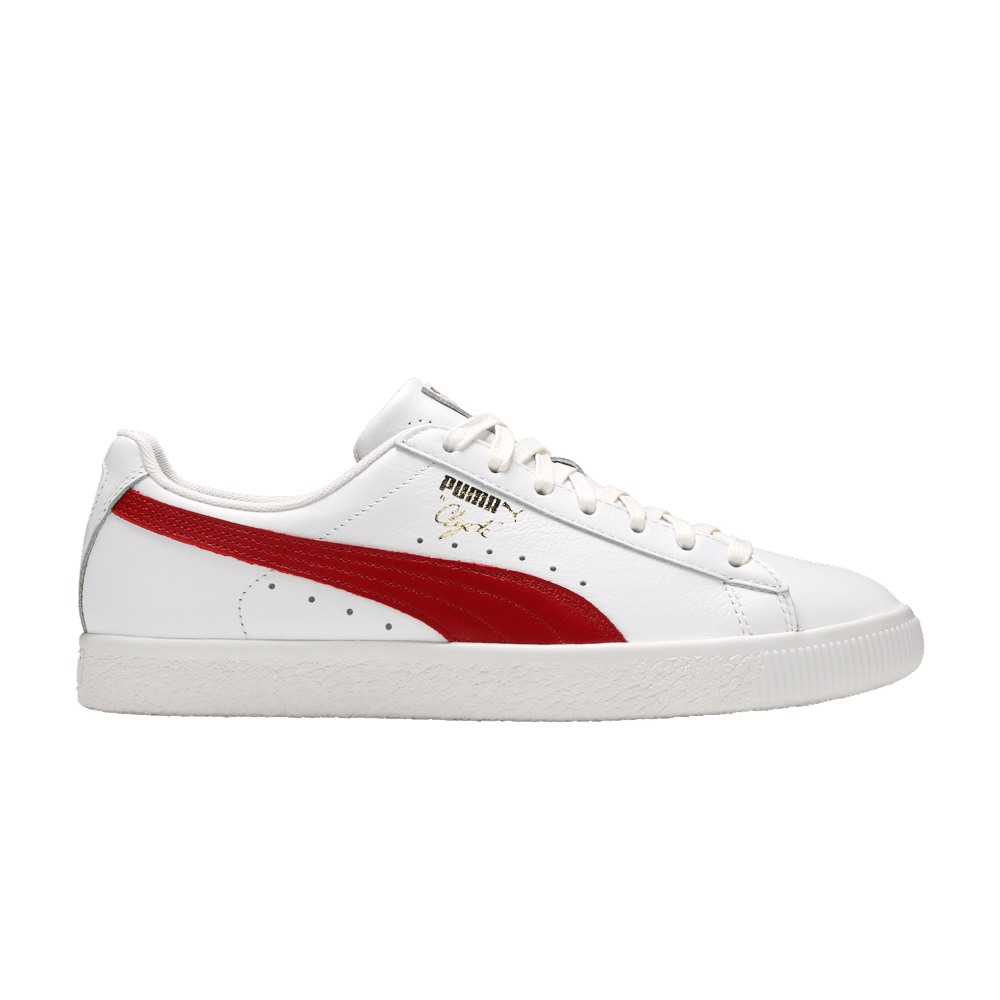 Clyde Core Leather Foil 'White Cherry'