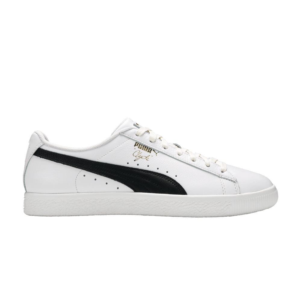 Clyde Core Leather Foil 'White'