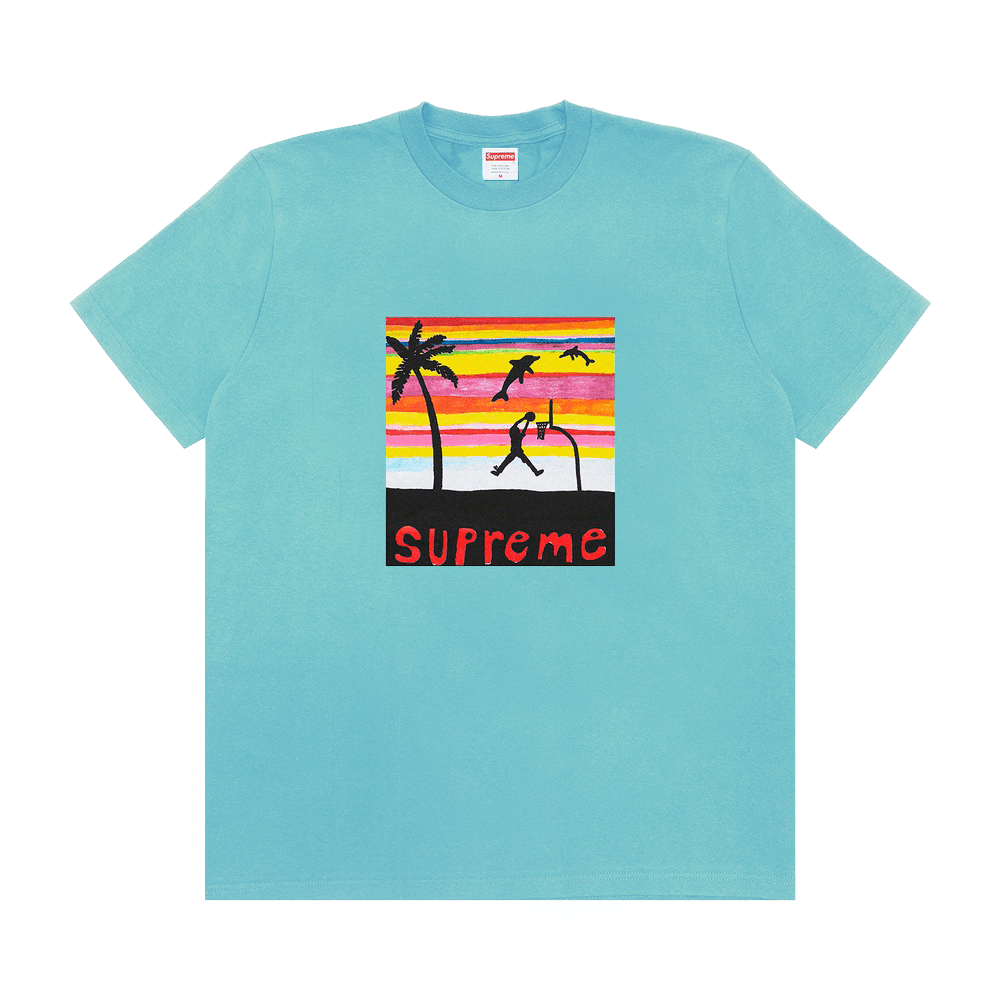 Supreme Dunk Tee 'Light Teal'