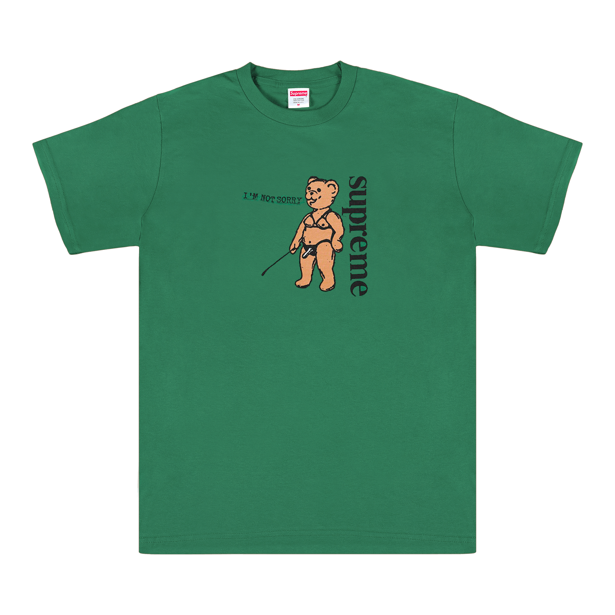 Pre-owned Supreme Kids' Not Sorry Tee 'light Pine' In Green | ModeSens