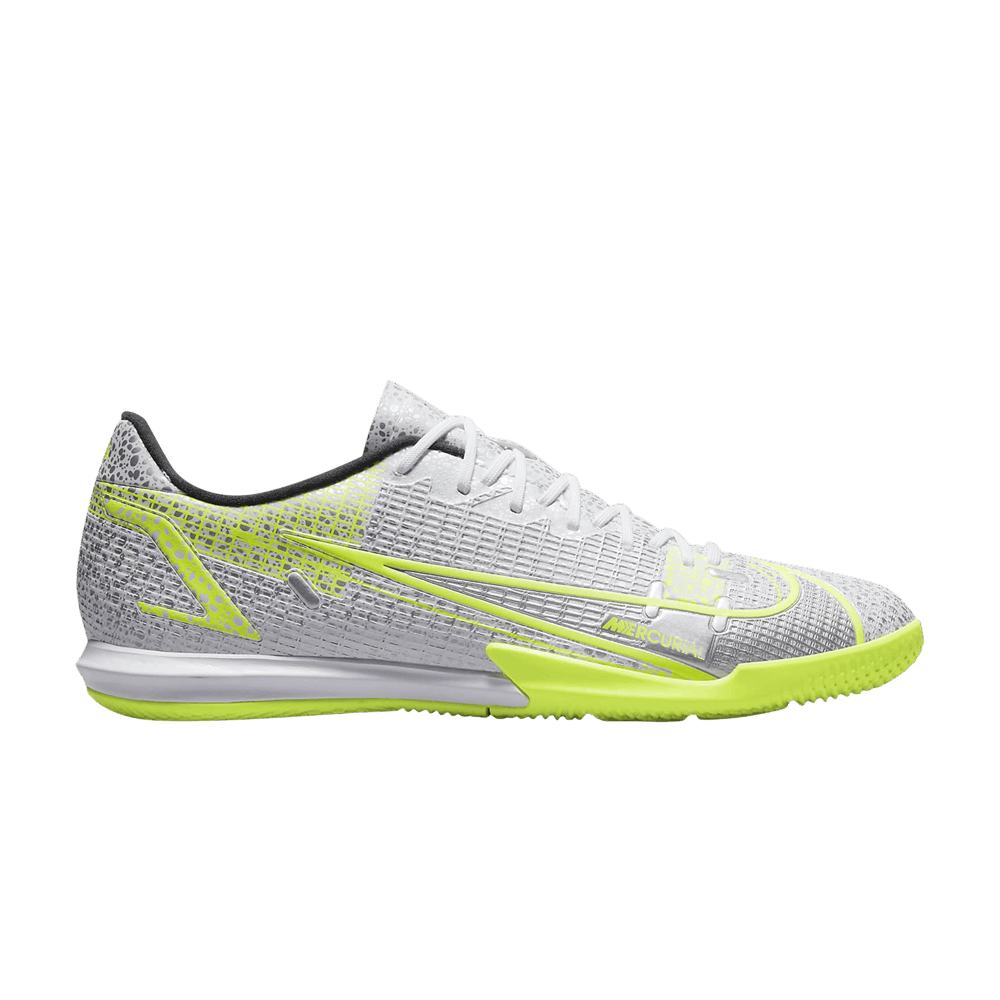 Pre-owned Nike Mercurial Vapor 14 Academy Ic 'metallic Silver Volt' In White
