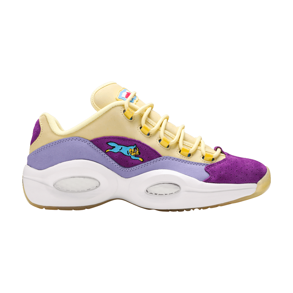 REEBOK BBC ICE CREAM X QUESTION LOW 'YELLOW LILAC GLOW'