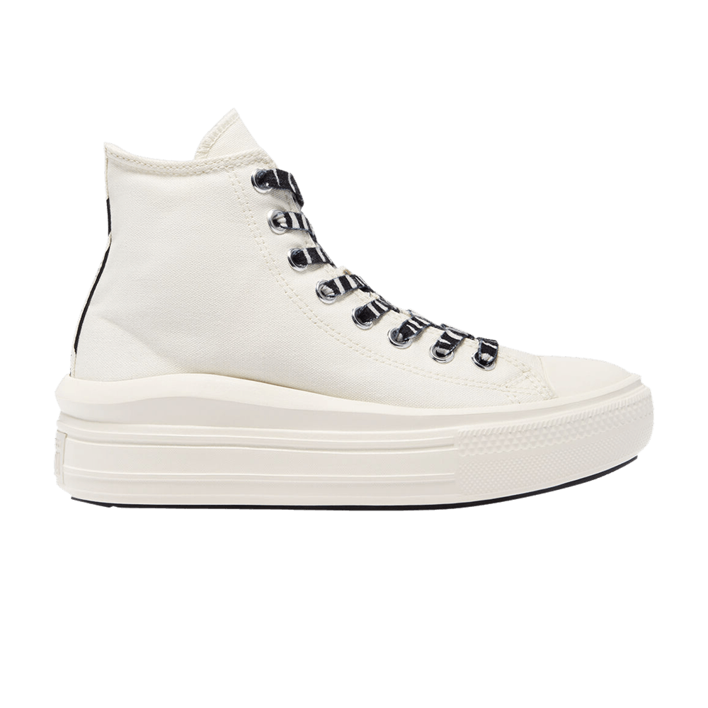 Converse Wmns Chuck Taylor All Star Move High 'Archive Print - Egret'