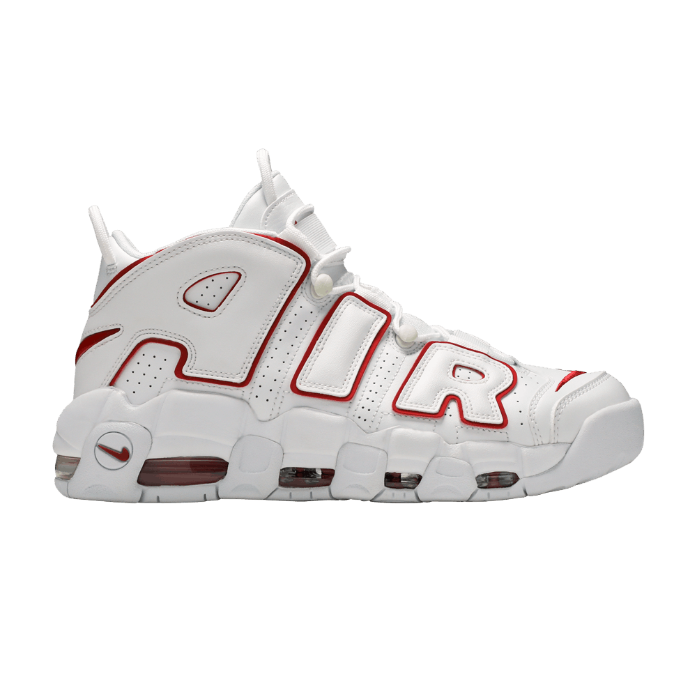 Air More Uptempo 'White Varsity Red' 2021