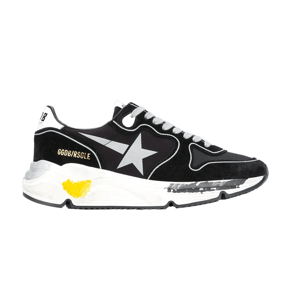 Golden Goose Wmns Running Sole 'Black Silver'