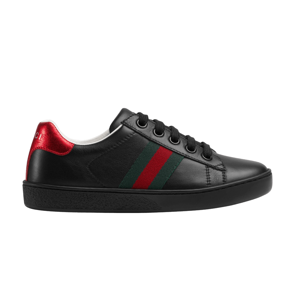 Gucci Ace Leather Kids 'Black'