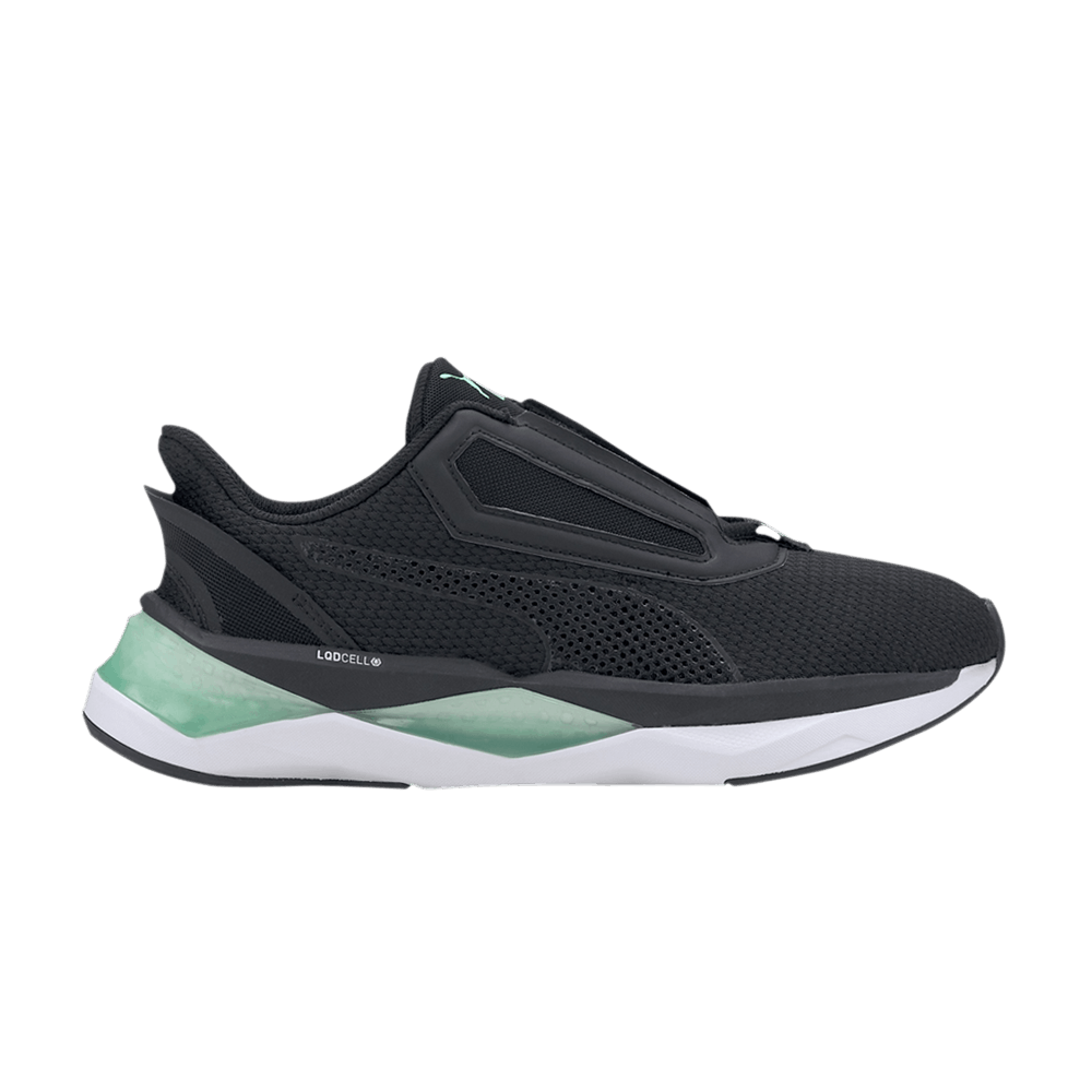 Pre-owned Puma Wmns Lqdcell Shatter Xt Nc 'black Green Glimmer'