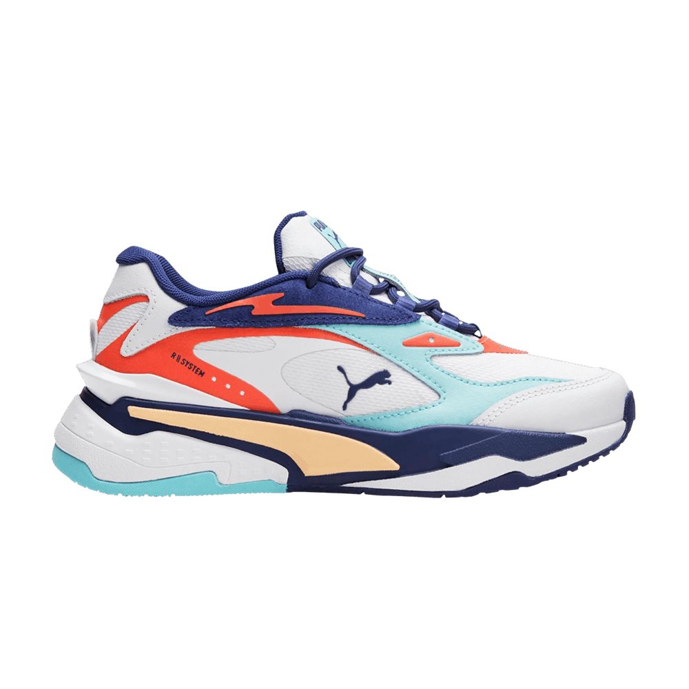 PUMA PUMA RS-FAST COURTSIDE BIG KID 'WHITE ANGEL BLUE'