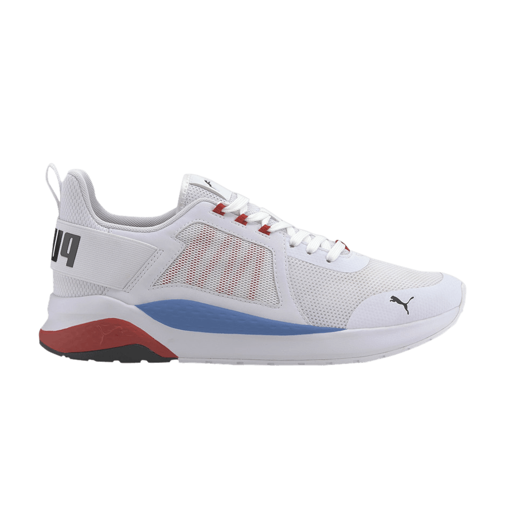 Pre-owned Puma Anzarun 'white High Risk Red'