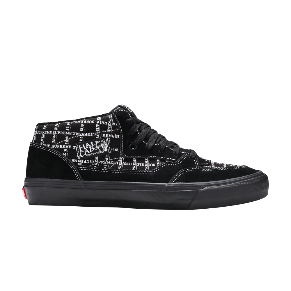 VANS SUPREME X HALF CAB PRO '92 'LOGO PATTERN - BLACK'