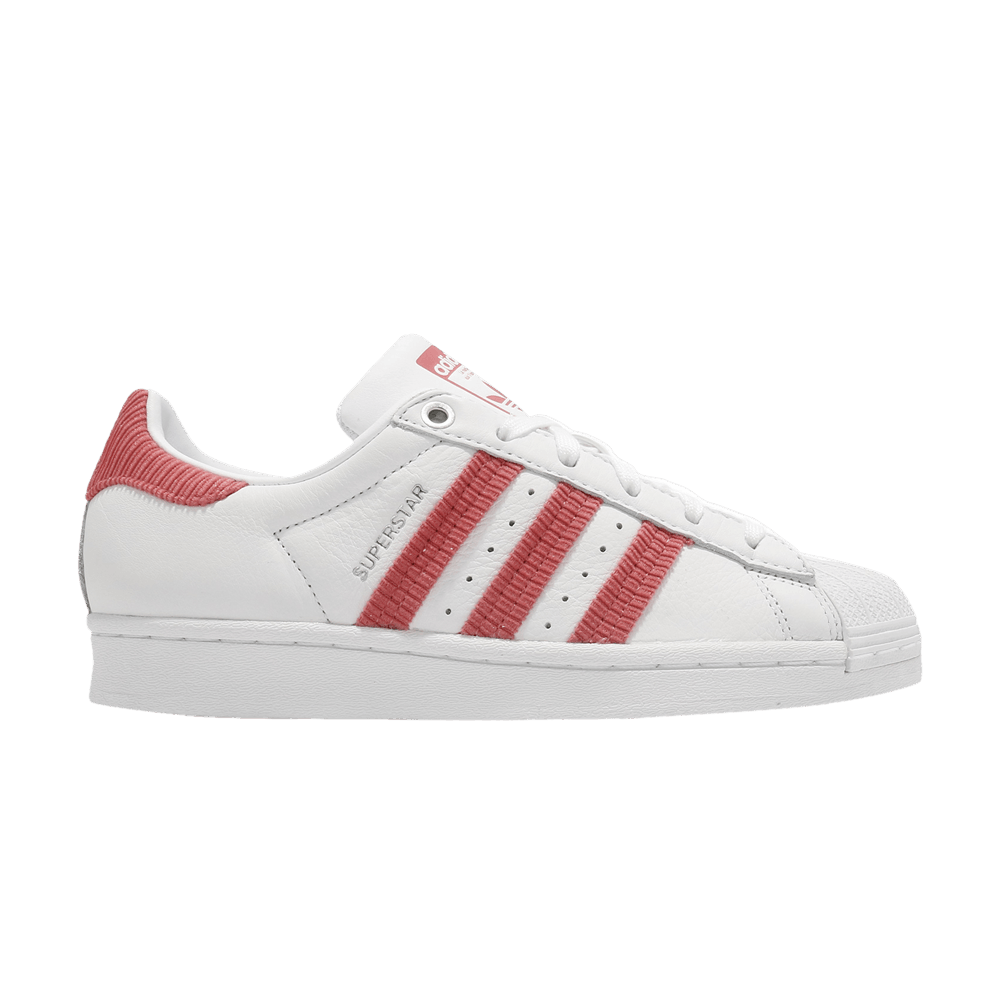 Adidas Wmns Superstar 'Corduroy Striped - White Tactile Pink'