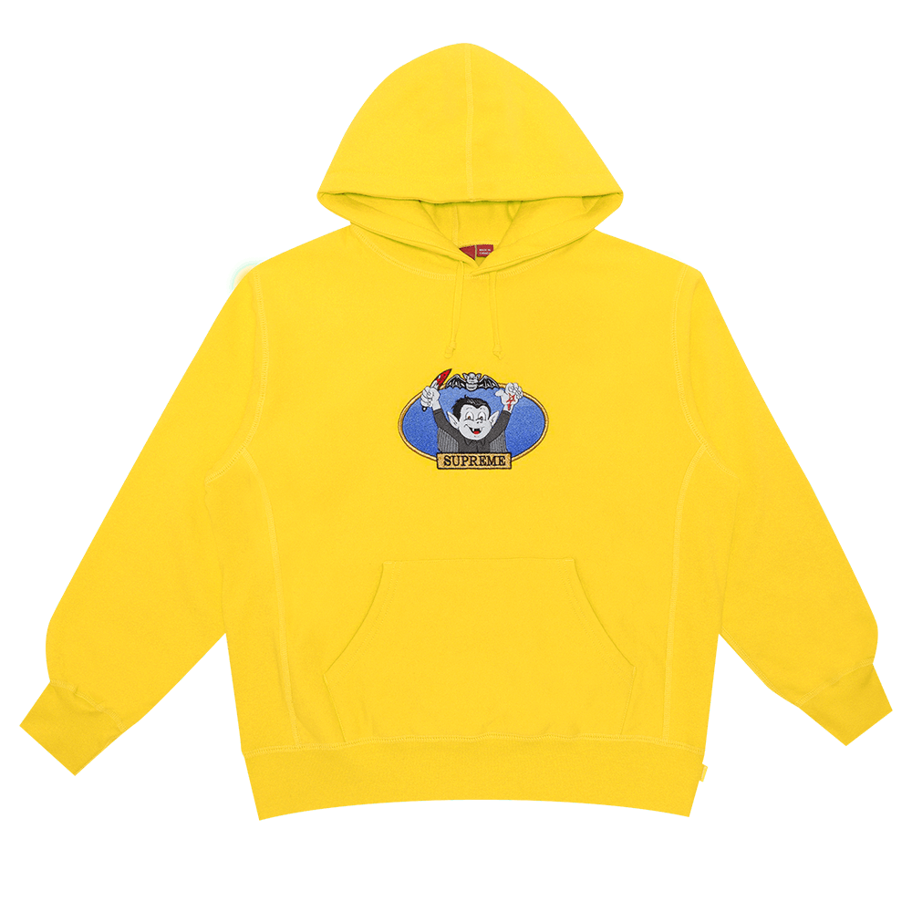 Supreme Vampire Boy Hooded Sweatshirt 'Yellow'