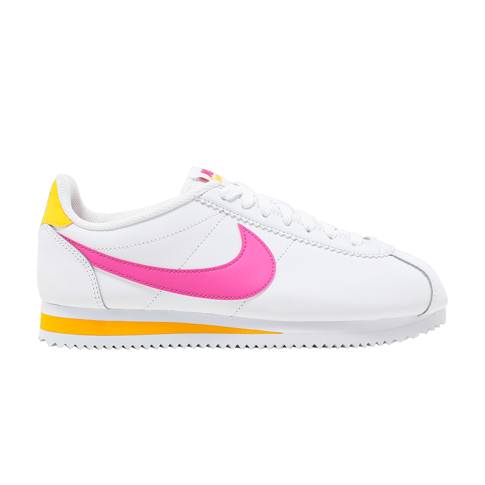 Wmns Classic Cortez Leather 'Spring Pack - Fuchsia'