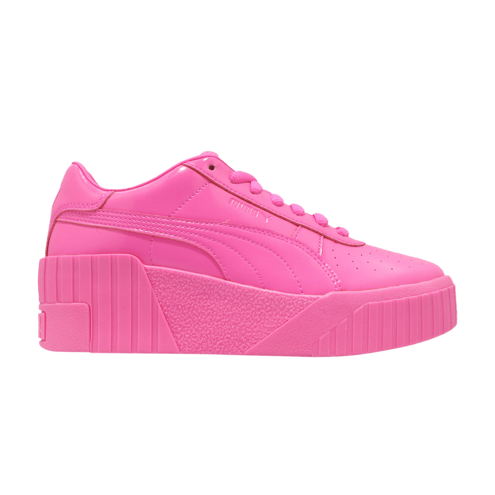Pre-owned Puma Wmns Cali Wedge Pp 'luminous Pink'
