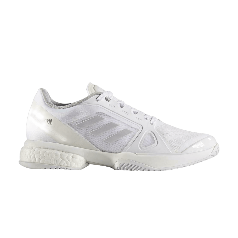 Buy Adidas Barricade 2018 Boost 'White Matte Silver' - DB1570 | GOAT