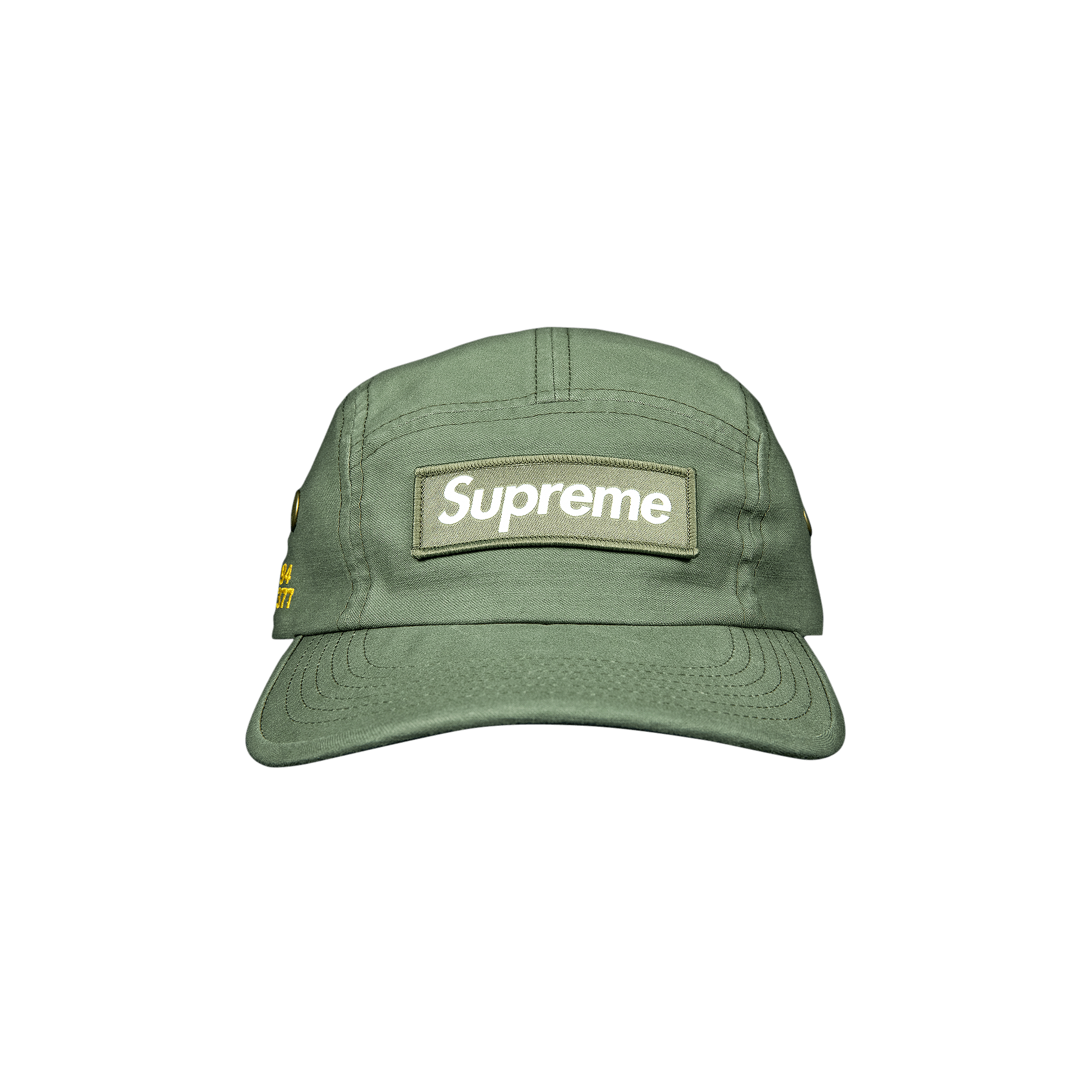 Pre-owned Supreme Military Camp Cap 'olive' In Green