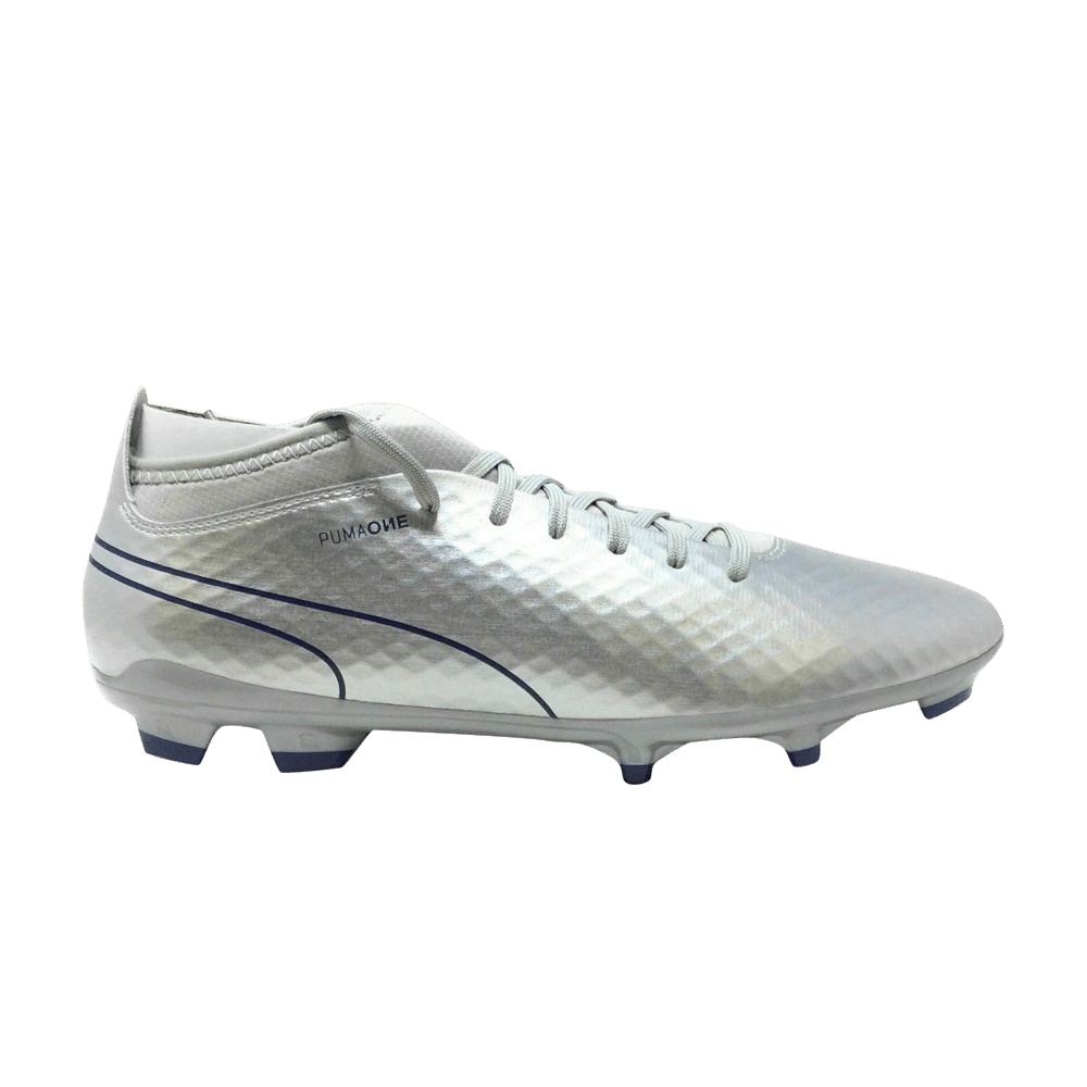 Pre-owned Puma One Chrome 2 Fg 'silver Blue Depths'