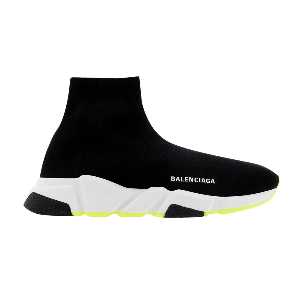 Balenciaga Speed Sneaker 'Black Fluo Yellow'
