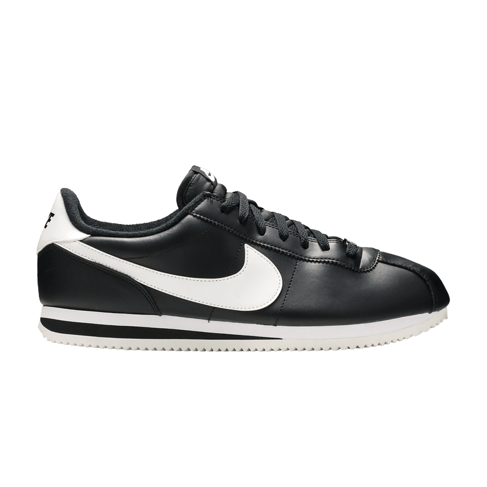 Cortez Basic Leather 'Black White'