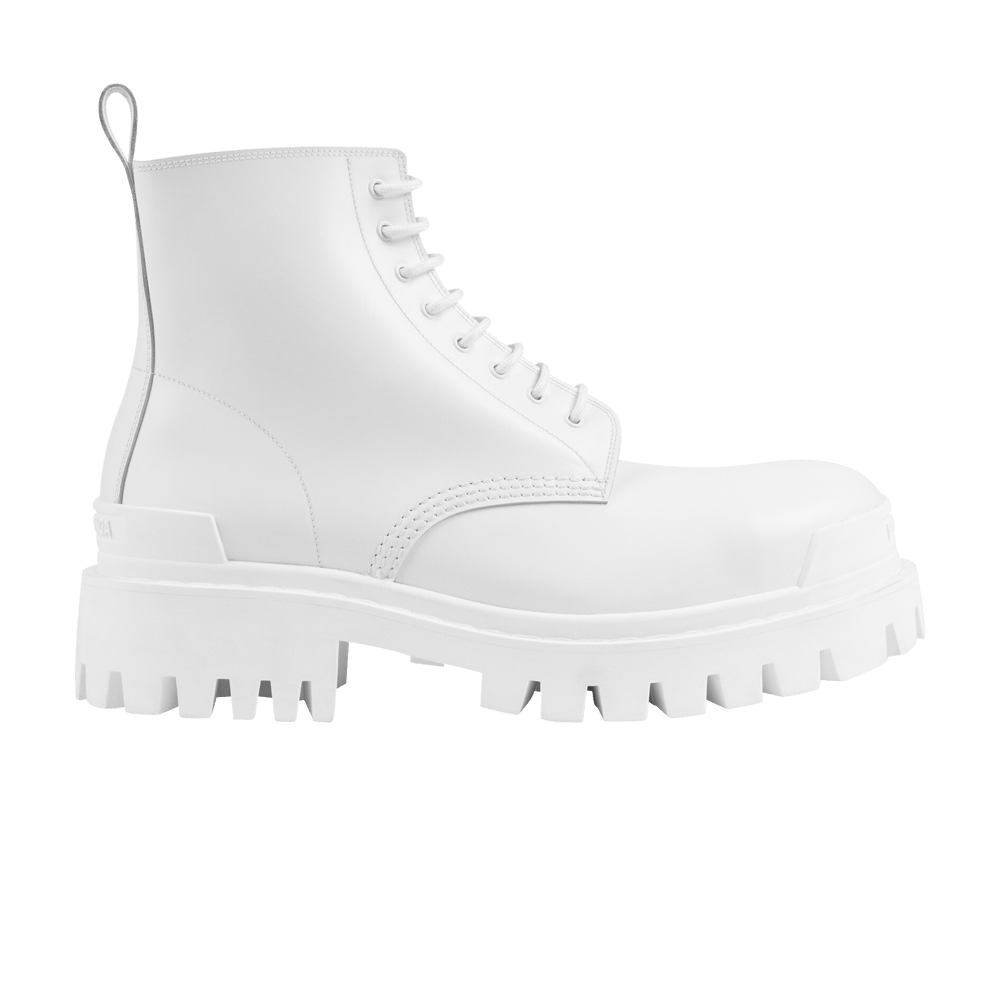 Balenciaga Strike Lace-Up Boot 'White'