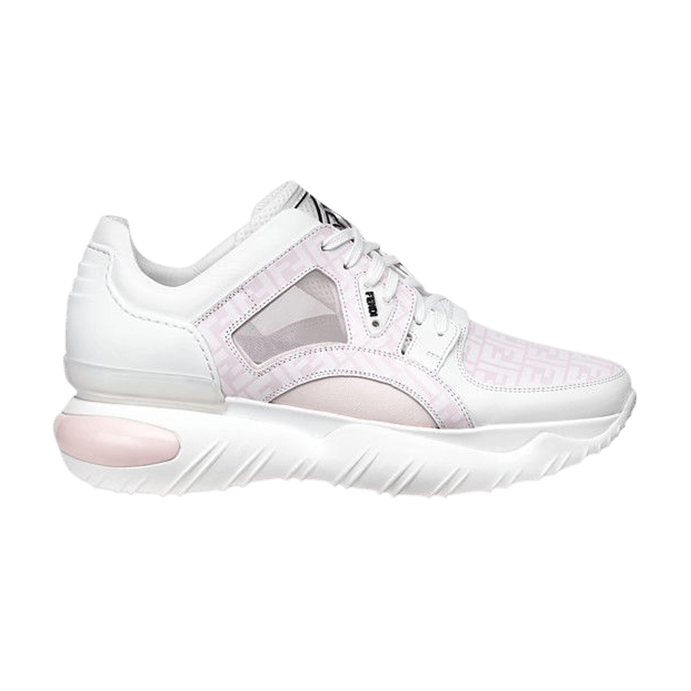 Fendi Leather Low 'White Pink'
