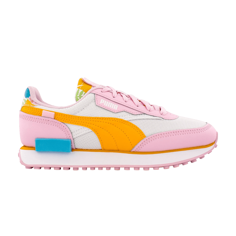 Pre-owned Puma Future Rider Big Kid 'flower Aura' In Pink