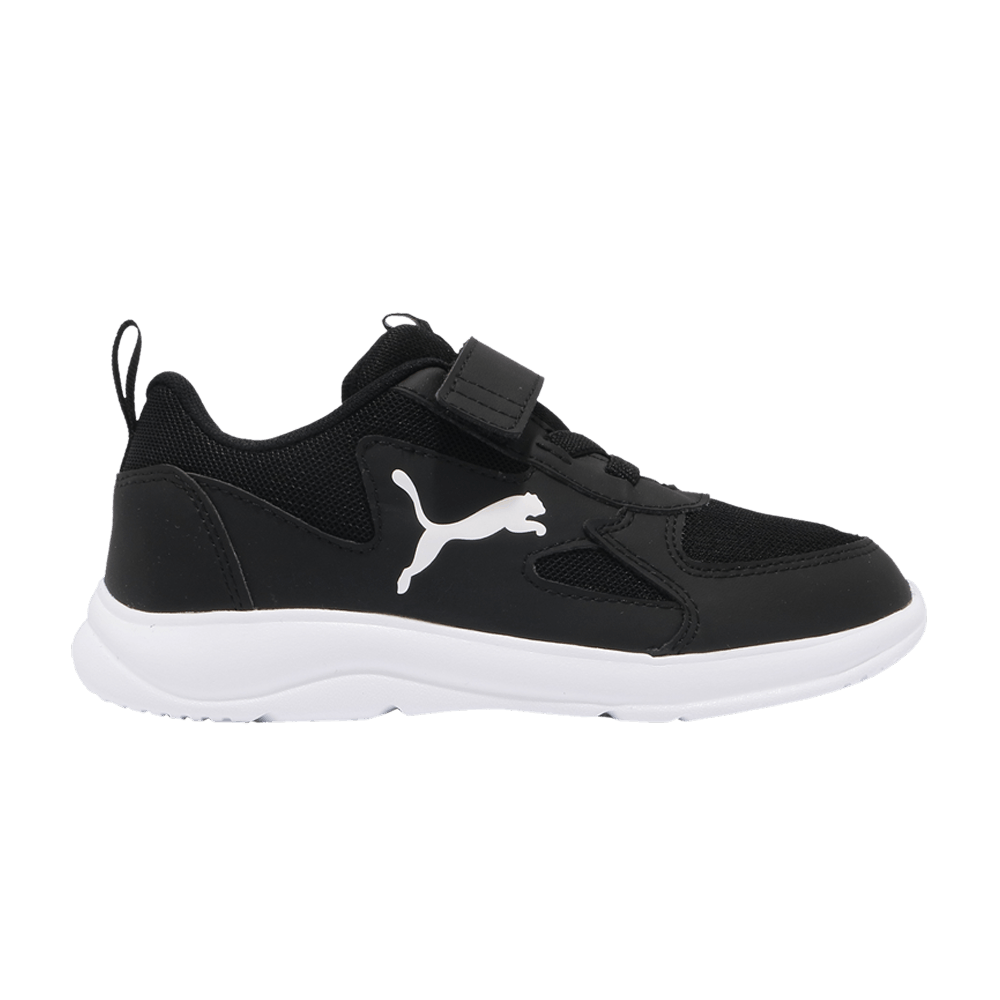 Pre-owned Puma Fun Racer Ac Jr 'black White'