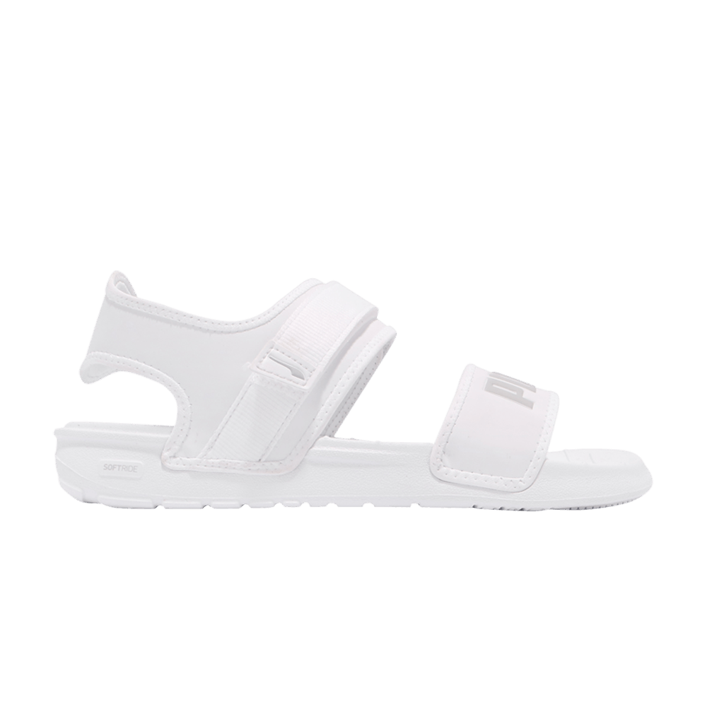 Pre-owned Puma Softride Sandal 'white Grey Violet'