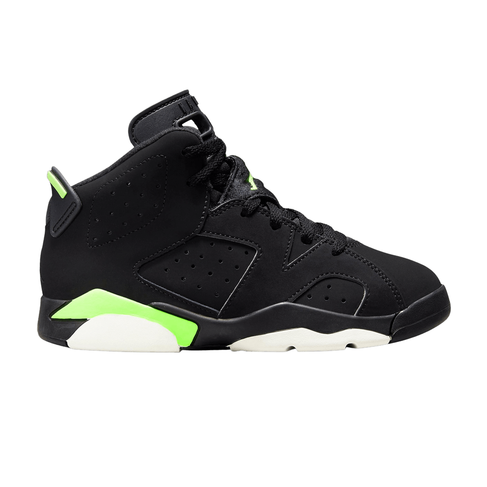 Pre-owned Air Jordan 6 Retro Ps 'electric Green' In Black