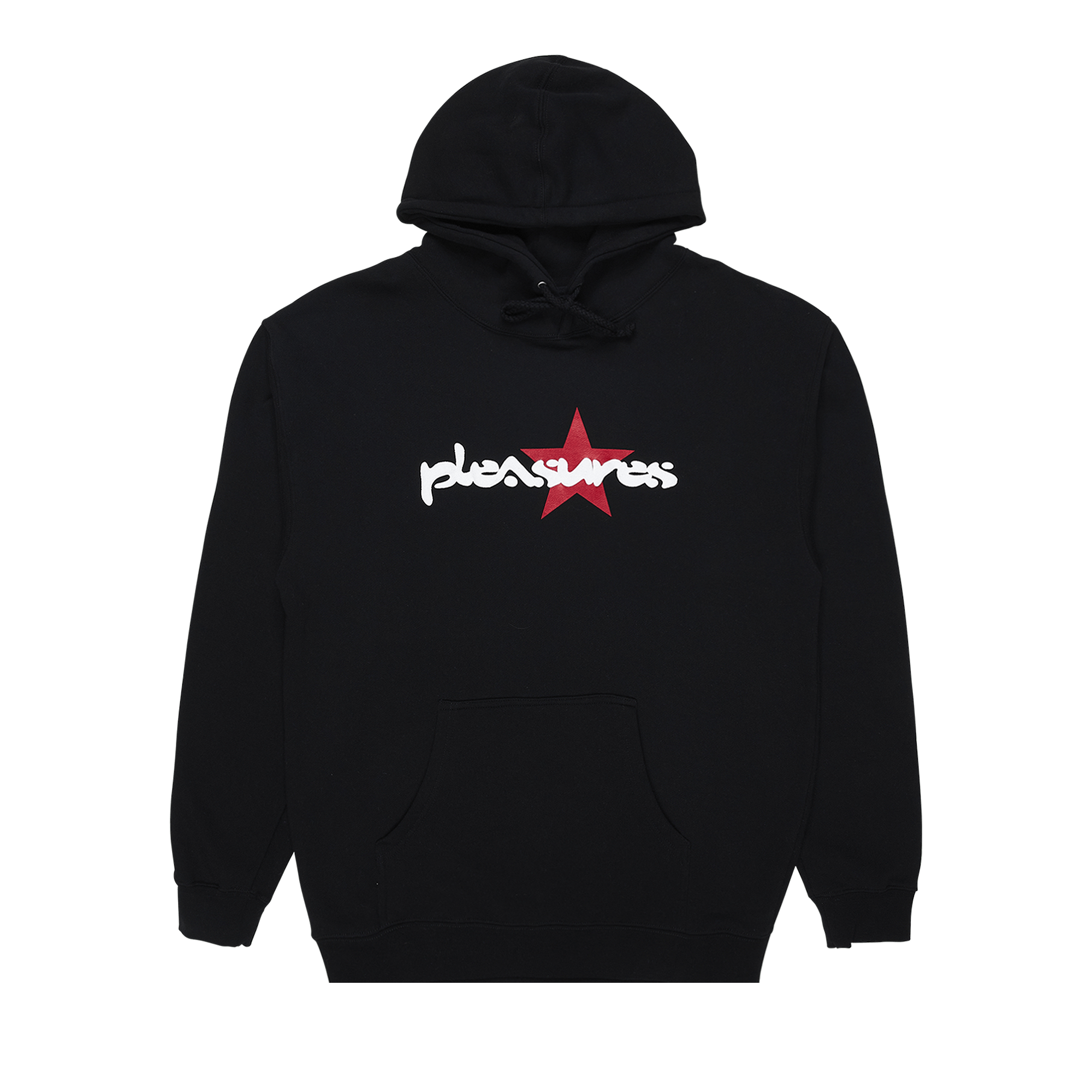 Pre-owned Pleasures Vibration Hoodie 'black'
