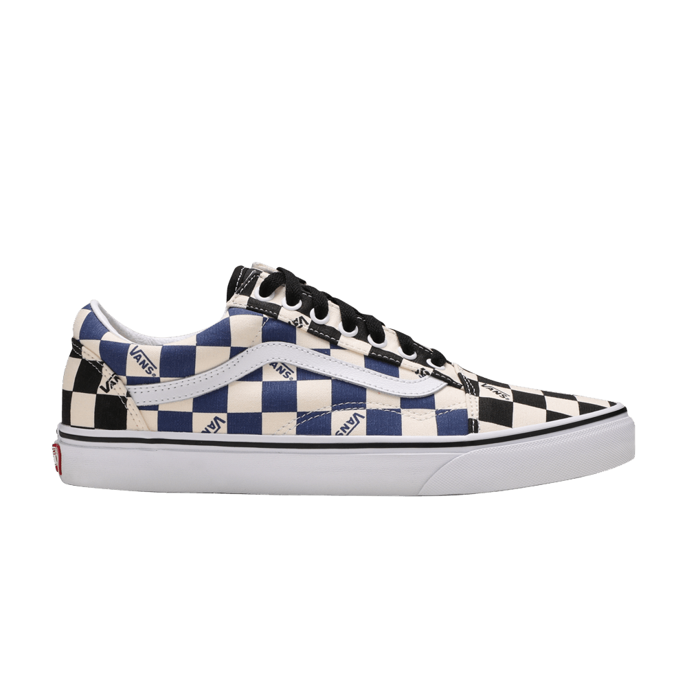 Old Skool 'Big Check Black Navy'