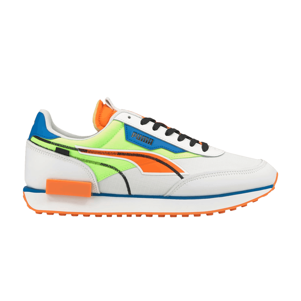 Puma Future Rider Twofold White Green Glare