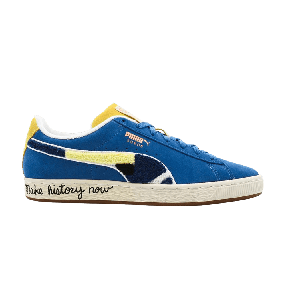 Pre-owned Puma Black Fives X Suede Classic Jr 'star Sapphire' In Blue