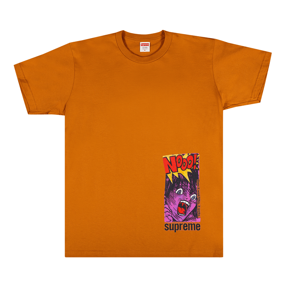 Supreme Does It Work Tee 'Burnt Orange'