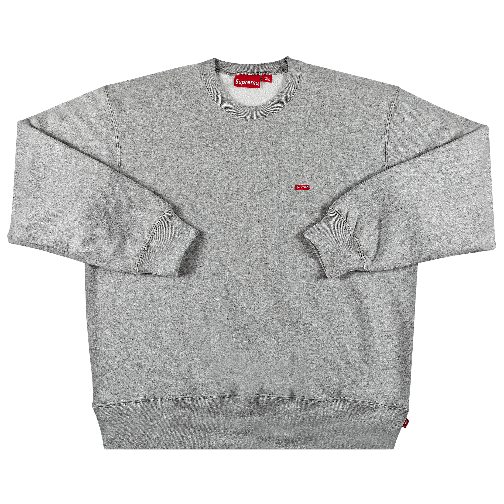 Supreme Small Box Crewneck 'Heather Grey'