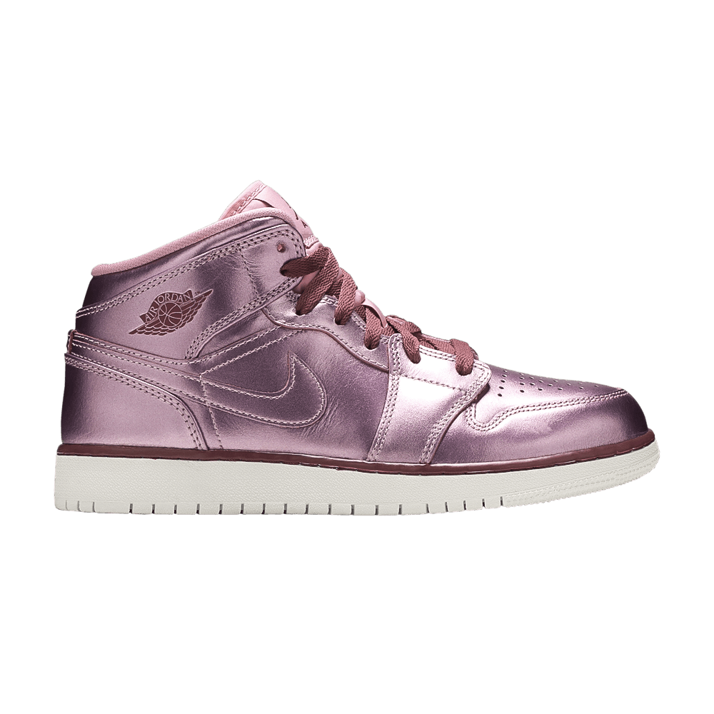 Air Jordan 1 Mid SE GS 'Pink Rose'