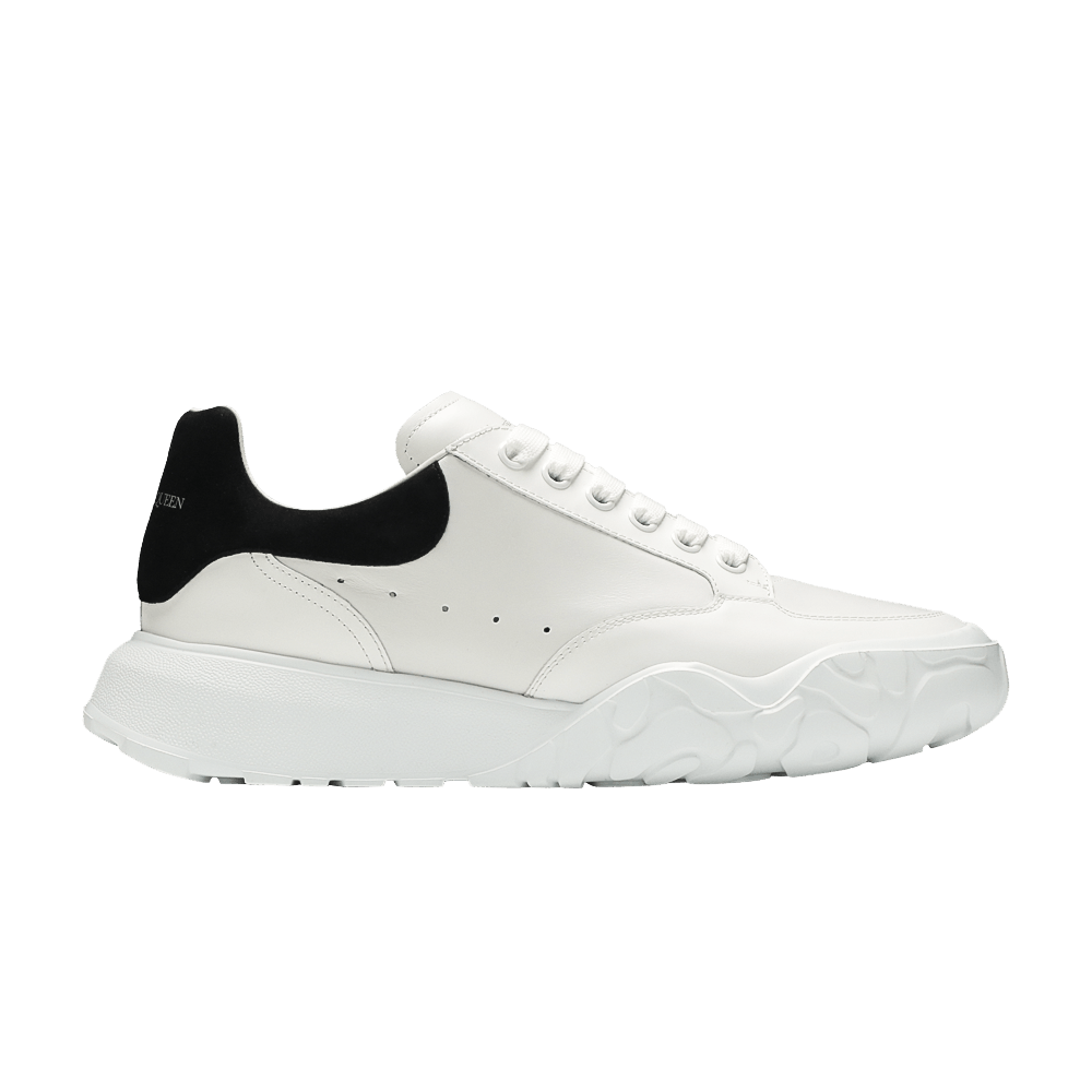Alexander McQueen Oversized Court Trainer 'White Black'