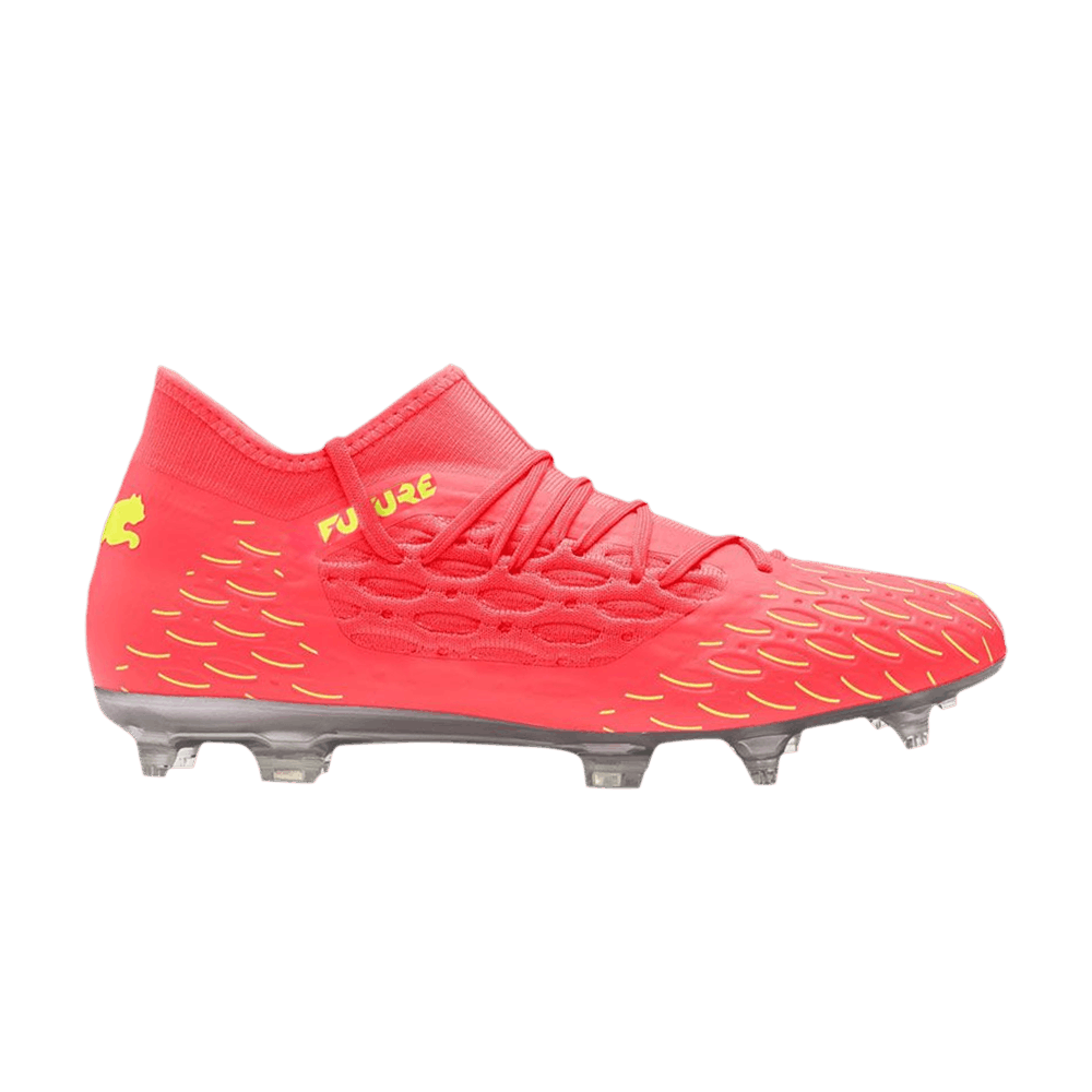 Pre-owned Puma Future 5.3 Netfit Osg Fg 'peach Fizzy Yellow' In Pink