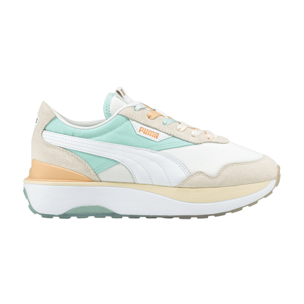 Pre-owned Puma Wmns Cruise Rider Gl 'white Eggshell Blue'